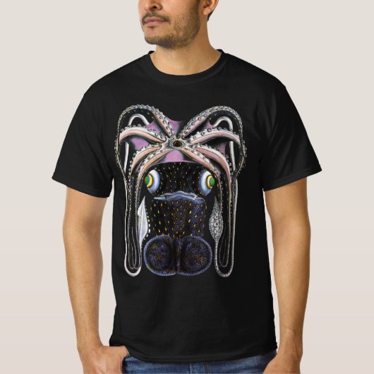  reuzeninktvis of octopus, zeedier t-shirt (Voorkant)