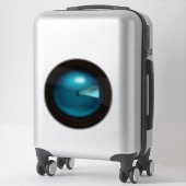 Reuzeninktvis op schip Sonar Gotisch Monster Nauti Sticker (Koffer)