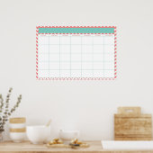 Reuzenkalender Poster (Keuken)