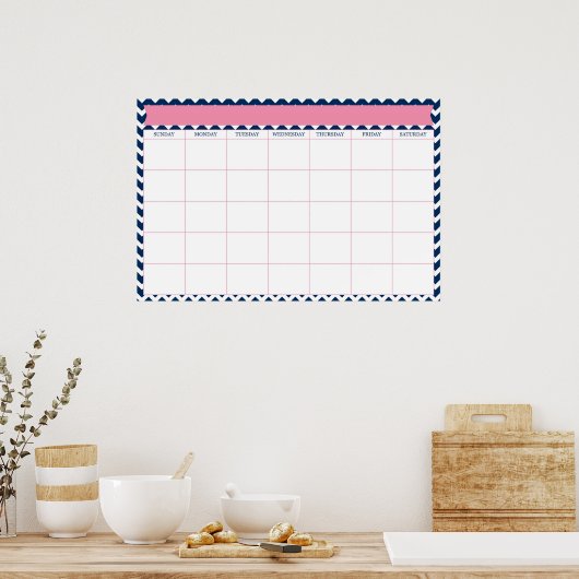 Reuzenkalender Poster (Keuken)