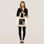 ReuzenKat, Groeperig Kat, grr grr Grote Tote Bag (Voorkant (model))