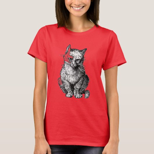 Reuzenkattenvrouwen shirt (Voorkant)