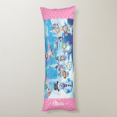 Reuzenkerstkussen winter wonderland sneeuwpoppen lichaamskussen (Achterkant (Verticaal))