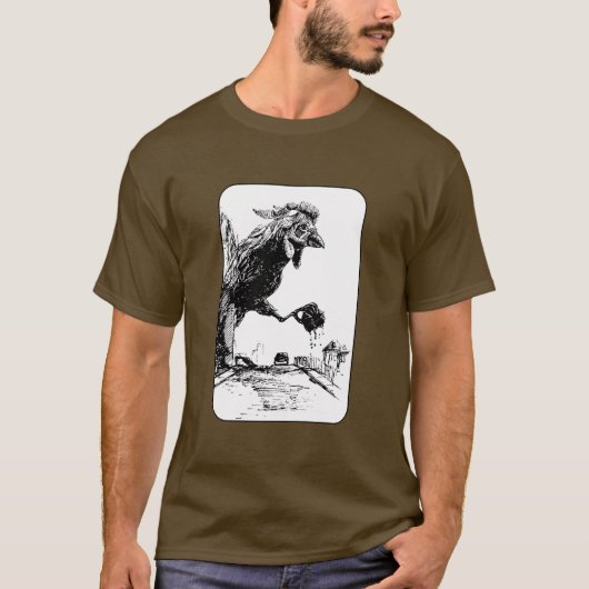 Reuzenkip in de Stad T-shirt (Voorkant)