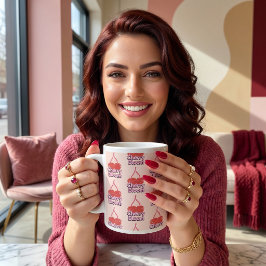 Reuzenkoffiemok met kersenbloesem grote koffiekop