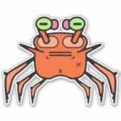 Reuzenkrab v1-sticker sticker (Voorkant)