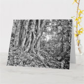 Reuzenkunstkaart regenwoud Zuid-Australië Kaart (Gele Bloem)