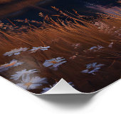 Reuzenmaan: Nachtreflecties Perfect Poster (Hoek)