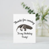 Reuzenmiereneter Gelukkige Verjaardag Bedankkaart (Staand voorkant)