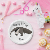 Reuzenmiereneter Gelukkige Verjaardag Papieren Bordje (Feest)