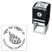 Reuzenmosselschelp en Koraal Bibliotheek Boeknaam Zelfinktende Stempel (In situ)