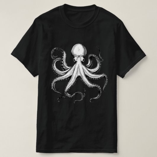 Reuzenoctopus uit het verleden t-shirt (Design voorkant)