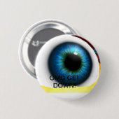 reuzenoog ronde button 5,7 cm (Voorkant /achterkant)