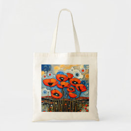 Reuzenoranje klaprozen 1 tote bag