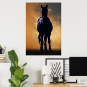 Reuzenpaard Poster (Thuiskantoor)
