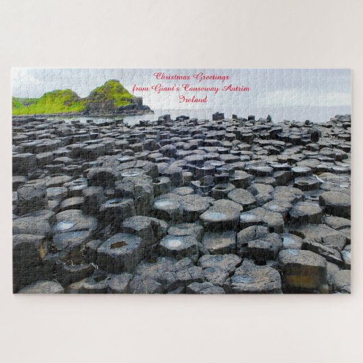 Reuzenpad Antrim Ierland.  Legpuzzel (Horizontaal)