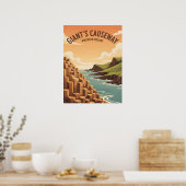 Reuzenpad Noord-Ierland Poster (Keuken)