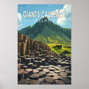 Reuzenpad Reis Kunst Vintage Poster