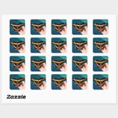 Reuzenpagesvlinder Vierkante Sticker (Vel)