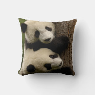 Reuzenpanda baby's (Ailuropoda melanoleuca) 2 Kussen