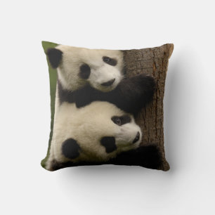 Reuzenpanda baby's (Ailuropoda melanoleuca) 2 Kussen