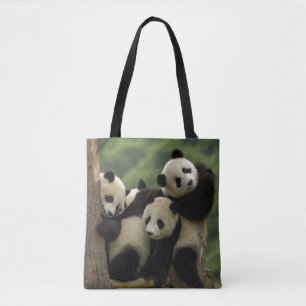 Reuzenpanda baby's Ailuropoda melanoleuca) Tote Bag