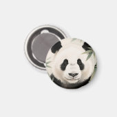 Reuzenpanda Bamboe Portret Magneet (Voorkant / Achterkant)