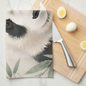 Reuzenpanda Bamboe Portret Theedoek (Quarter Fold)