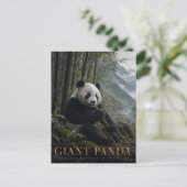 Reuzenpanda Bamboebos DIEREN Briefkaart (Staand voorkant)