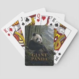 Reuzenpanda Bamboebos DIEREN Poker Pokerkaarten