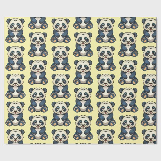 Reuzenpanda Cadeaupapier (Vlak)