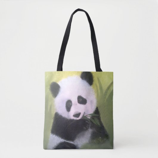 reuzenpanda-Canvas tas (Voorkant)