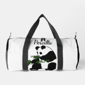 Reuzenpanda Eet Bamboe Naam Plunjezak (Achterkant)
