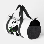 Reuzenpanda Eet Bamboe Naam Plunjezak (Rechterhoek)