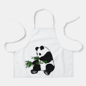 Reuzenpanda Eet Bamboe Schort (Voorkant)