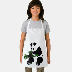 Reuzenpanda Eet Bamboe Schort