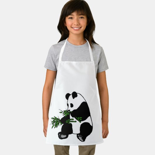 Reuzenpanda Eet Bamboe Schort (Insitu)
