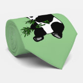 Reuzenpanda Groen Stropdas (Opgerold)