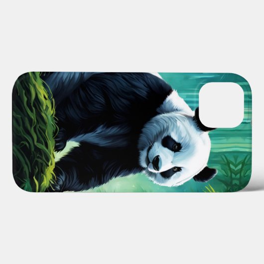Reuzenpanda in Bamboebos Case-Mate iPhone Case (Achterkant (horizontaal))