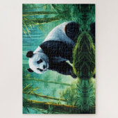 Reuzenpanda in Bamboebos Legpuzzel (Verticaal)