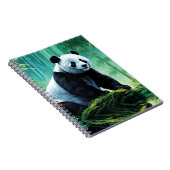 Reuzenpanda in Bamboebos Notitieboek (Rechterzijde)