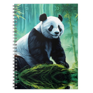 Reuzenpanda in Bamboebos Notitieboek