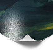 Reuzenpanda in Bamboebos op Berg Foto Afdruk (Hoek)