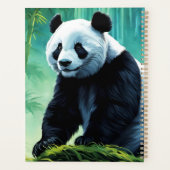 Reuzenpanda in Bamboebos Planner (Achterkant)