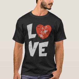 Reuzenpanda liefhebben voor een bamboesoort t-shirt