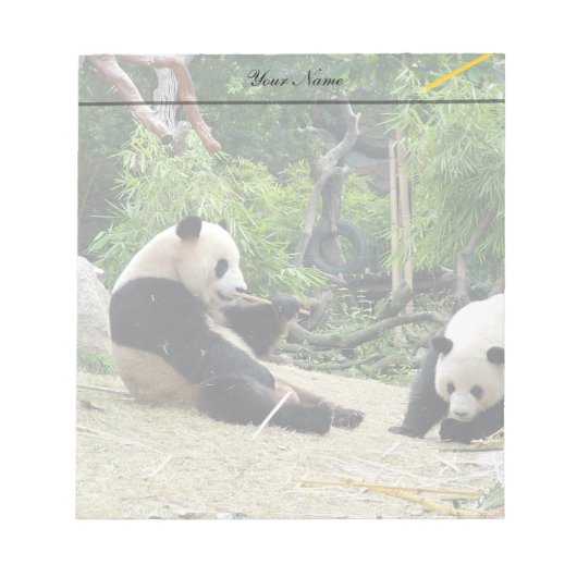 Reuzenpanda Notitieblok (Voorkant)