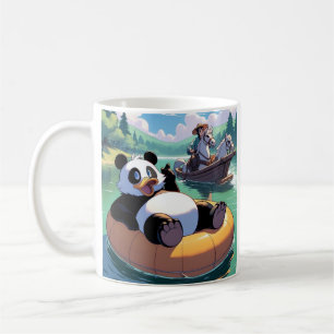 Reuzenpanda paarden zwemmen koffie thee mok cup