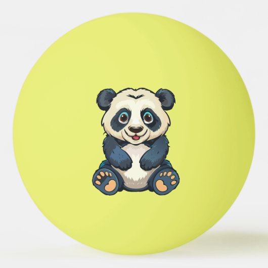 Reuzenpanda Pingpongbal (Voorkant)