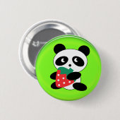 reuzenpanda ronde button 5,7 cm (Voorkant /achterkant)