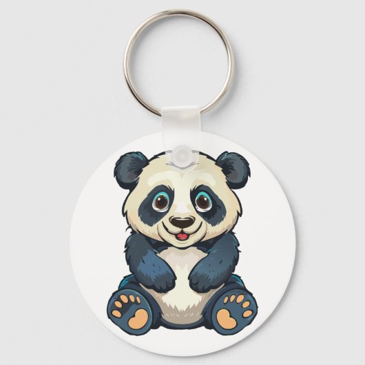 Reuzenpanda Sleutelhanger (Voorkant)